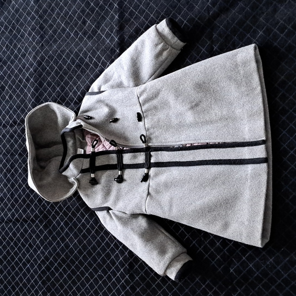 YSL Yves Saint Laurent Jeunesse Wool Girls Peacoat size 3T Girls